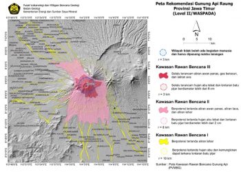 Status Gunung Raung Waspada, Radius 3 Km Berbahaya