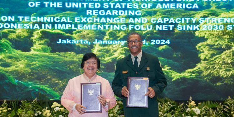 KLHK dan USDA Forest Service Jalin Kerjasama FOLU Net Sink 2030