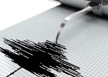 Ilustrasi - Gempa bumi yang tercatat oleh seismometer.
