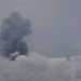 Abu vulkanik erupsi Gunung Ibu membumbung ke udara di Pulau Halmahera, Maluku Utara, Jumat (2/8/2024) (Badan Geologi)