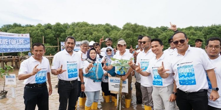 Freeport Indonesia Galakkan Konservasi Mangrove di Deli Serdang