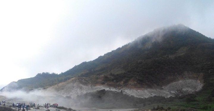 Status Gunung Dieng Waspada, Radius 500 Meter Berbahaya