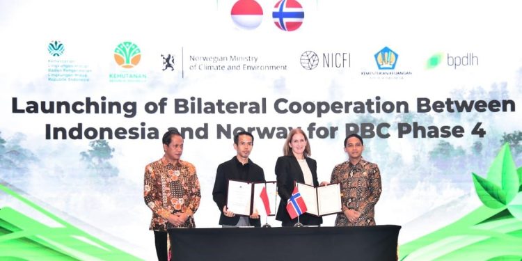 Indonesia dan Norwegia Luncurkan RBC-4, Aksi Nyata Untuk Iklim Global