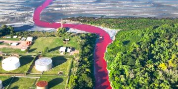 Geger Sungai ‘Darah’ di Argentina akibat Tercemar Limbah